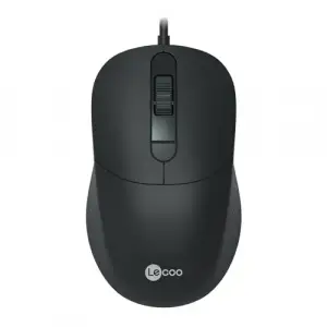 MS102 USB Kablolu 2400DPI 4 Tuşlu Mouse -Sessiz PC, Mac, Dizüstü Bilgisayar için, Windows, Linux ve Mac ile Uyumlu Sağ ve Sol Elle Kullanıma Uygun, 99gr Hafif Optik Mouse Siyah