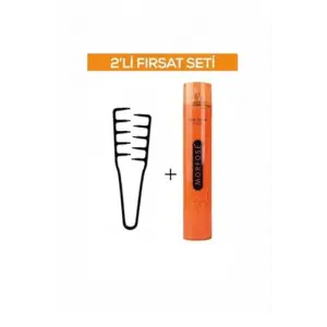 Mucizevi Şekil Tarağı + Saç Spreyi 2Li Set