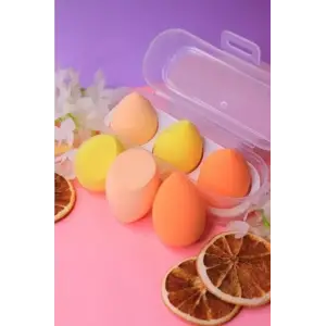 MUJGAN 3lü Standlı Makyaj Süngeri Seti Sarı