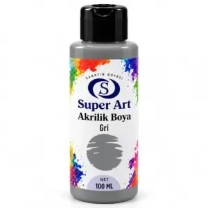 Multisurface Akrilik Boya 100 ml (Gri)