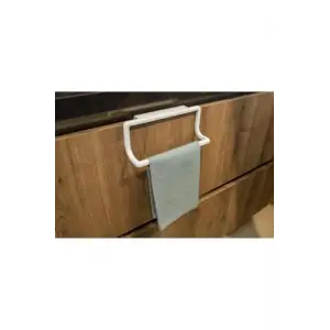 Mutfak Banyo Havlu Askısı - Beyaz
