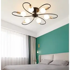 Mylights Retro Plofonyer Tavan Avize Rustik Altılı