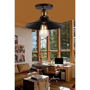 Mylights Retro Rustik 30 Cm Tavan Armatür Avize Rustik Tavan Plofonyer