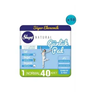 Natural Günlük Ped Normal 720 Adet Süper Ekonomik