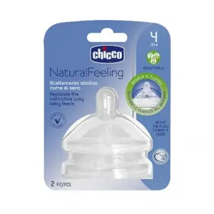 NaturalFeeling Akış Ayarlı Biberon Emziği (4 Ay+, 2li)