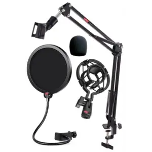 Nb39PSMX Mikrofon Standı, Shock Mount, Pop Filter ve Sünger Seti