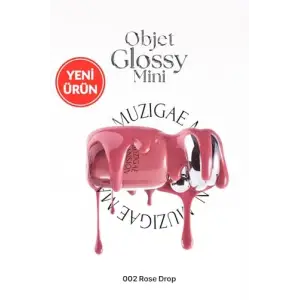 Nemlendirici, Parlak Bitişli Mini Tint Objet Glossy Mini (002 Rose Drop)