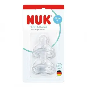 NUK First Choice Silikon Biberon emziği, M