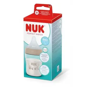 NUK Perfect Match PP Biberon, 150 ml, Maymun