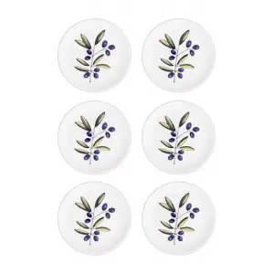 Olivos Pasta Tabağı 6lı Set 19 cm OVS0001