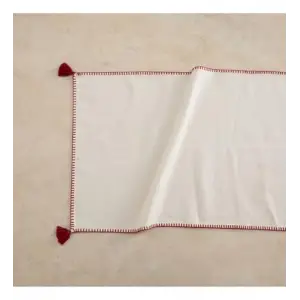 ORADEA PÜSKÜLLÜ RUNNER BORDO 45X145 CM