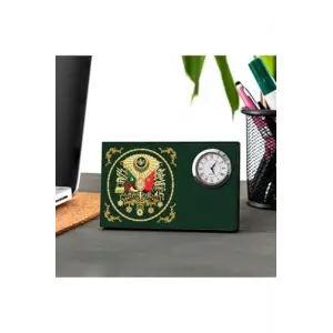 Osmanlı Armalı Saatli Masa İsimliği