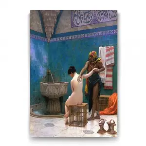 Osmanlıda Hamam Tablosu - 100x140 cm