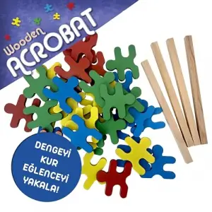 Oyuncak Wooden Acrobat