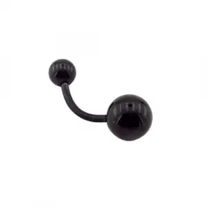 P364 Siyah Top Uçlu Göbek Piercing