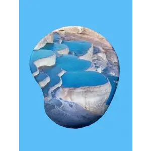 Pamukkale Baskılı Bilek Destekli Mouse Pad