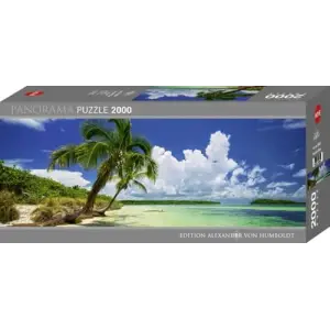 Paradise Palm 2000 Parça Panorama Puzzle