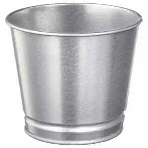 Paslanmaz Çelik Boyanabilir Bitki Saksısı 9 cm