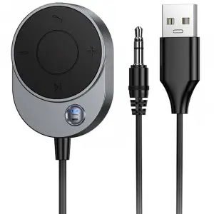 Path E150 Bluetooth Ses Alıcısı, AUX, BT5.4, Metal, Gri