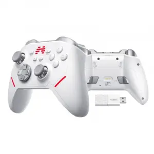 PC Wireless Controller with Mechanical Buttons; Tmr Joysticks & Triggers Gamepad Controller for PC Windows/Switch/Android, Enhanced Turbo/Macro, 1000Hz Report Rate PC Gaming Controller KP20