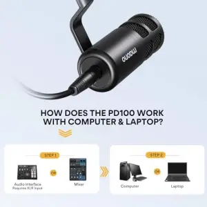 PD100 Dinamik Yayıncı/Stüdyo Mikrofonu
