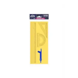 Pergelli Ekonomik Çizim Seti 30 Cm Cetvelli