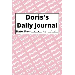 Personalized Daily Journal - Doris: Pink cover