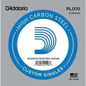 PL010 Elektro ve Akustik Tek Tel, E-(Mi), High Carbon St