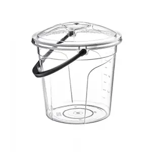 Plastik Şeffaf Kova 20 L E322