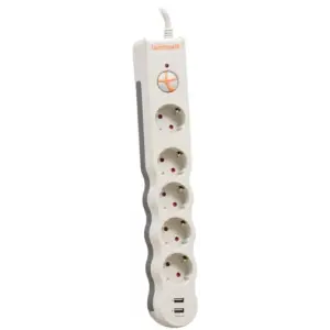 Powersurge 5+ USB Girişli Akım Korumalı Priz TSK5015