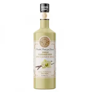 Premium Vanilya Aromalı Şurup 700 ML, Cam Şişe