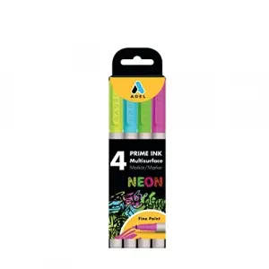Prime Ink Multisurface 4lü Neon Markör