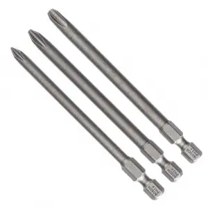 Pro 3 parça.-Set ekstra sert tornavida ucu Phillips vidalar-(Uzunluk: 89 mm)