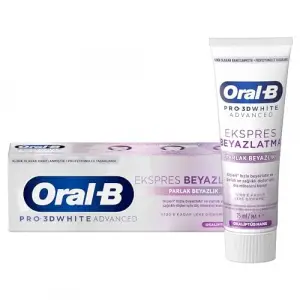 Pro 3D White Advanced Ekspres Beyazlık Diş Macunu, 75 ml
