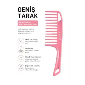 Professional Geniş Yüzeyli Tarak