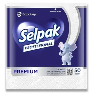 Professional Peçete Mini, 50 Yaprak, 24lü