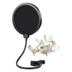 Ps-01SMX Pop Filter + Metal Gri Shock Mount Set