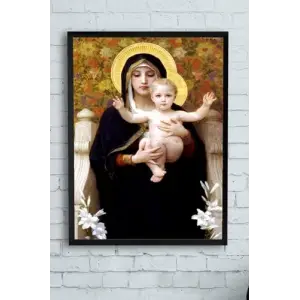 (pster10669) Dini Görsel Çerçeveli Tablo 3 (40x50cm)