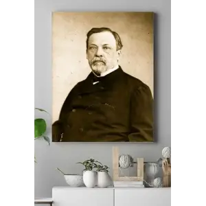 (pster17617) Louis Pasteur Bilimsel Kanvas Tablo 2 40 x 60