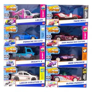 Pull-Back Speeders Oyuncak Araba, 1:43 Ölçeğinde, Geri Çek Bırak, Açılabilir Kapı, Bagaj veya Motor Kaputu, HPR70