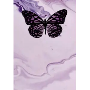 Purple Butterfly Journal