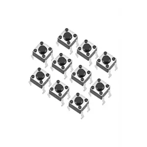 Push Button 6x6x6 mm 4 Pin Push Buton 10 Adet