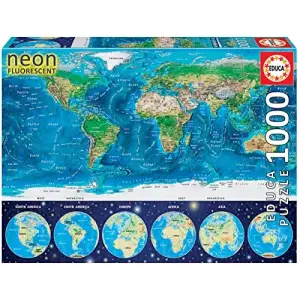 Puzzle 1000 Parça 16760 World Map