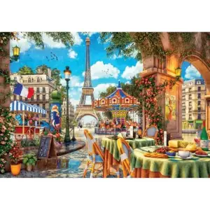 Puzzle - Paris te Atlı Karınca / 2000 Parça Puzzle, #3960