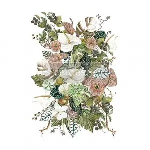 Redesign with Prima Dekor Transferleri, Anthurium, 61x89 cm