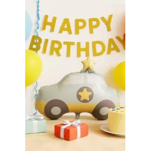 Retro Araba Folyo Balon