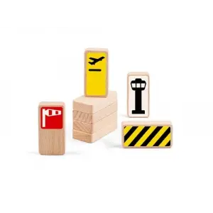 Roadblocks Set Traffic Signs