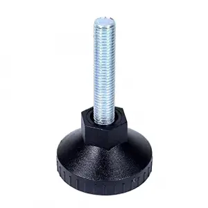 Rotil Ayak M10 Siyah Profil Ayağı, 55 mm, 8 cm
