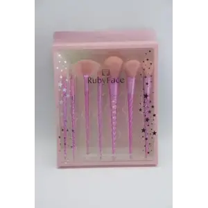 ruby face Pembe Fırça Seti 7li
