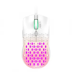 S11 Pro 3600DPI RGB Optik Gaming Mouse Pembe